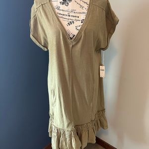 Anthropologie green dress